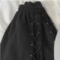 Baggy Pants Lace Up Drawstring