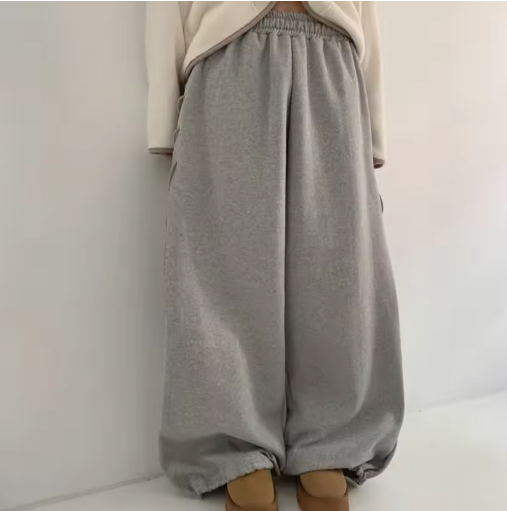 Baggy Pants Lace Up Drawstring